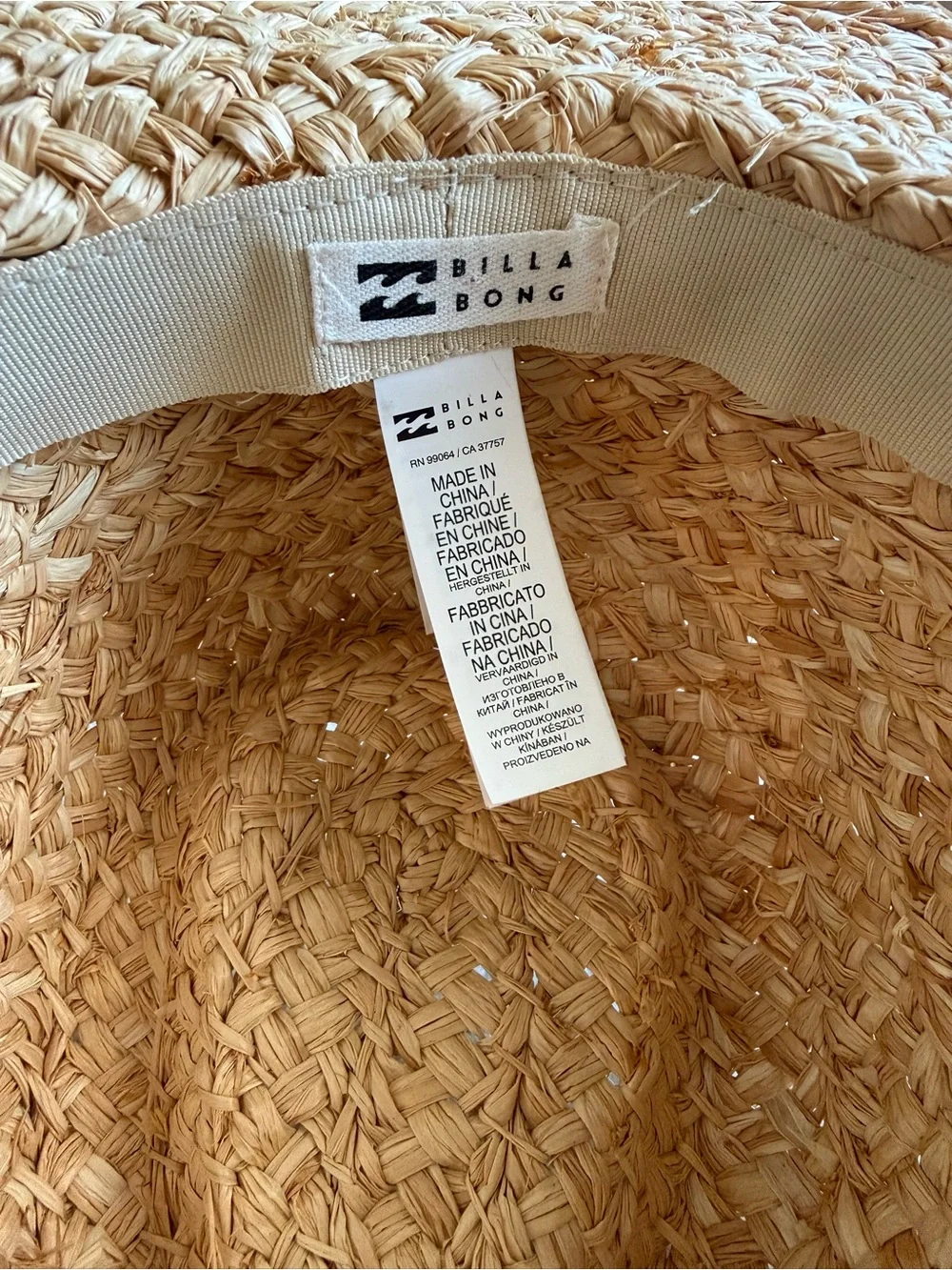 BILLABONG Sea Mist Straw Hat - One Size